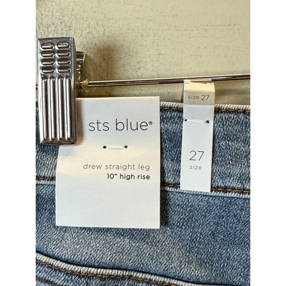 STS Blue Drew High Rise Straight Leg Jeans Women's Size 27 Medium Wash Casual - Picture 8 of 8